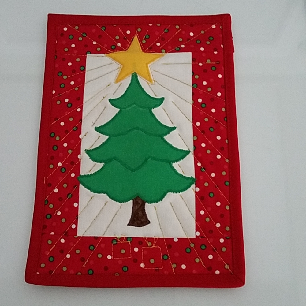 Christmas Mug Rug - Picture 2 of 2